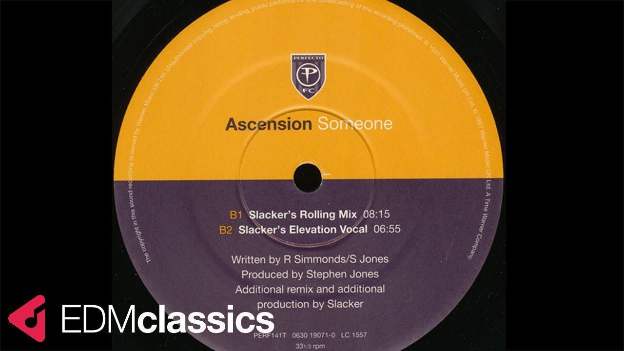 Ascension - Someone (Slacker's Elevation Vocal) (1997)