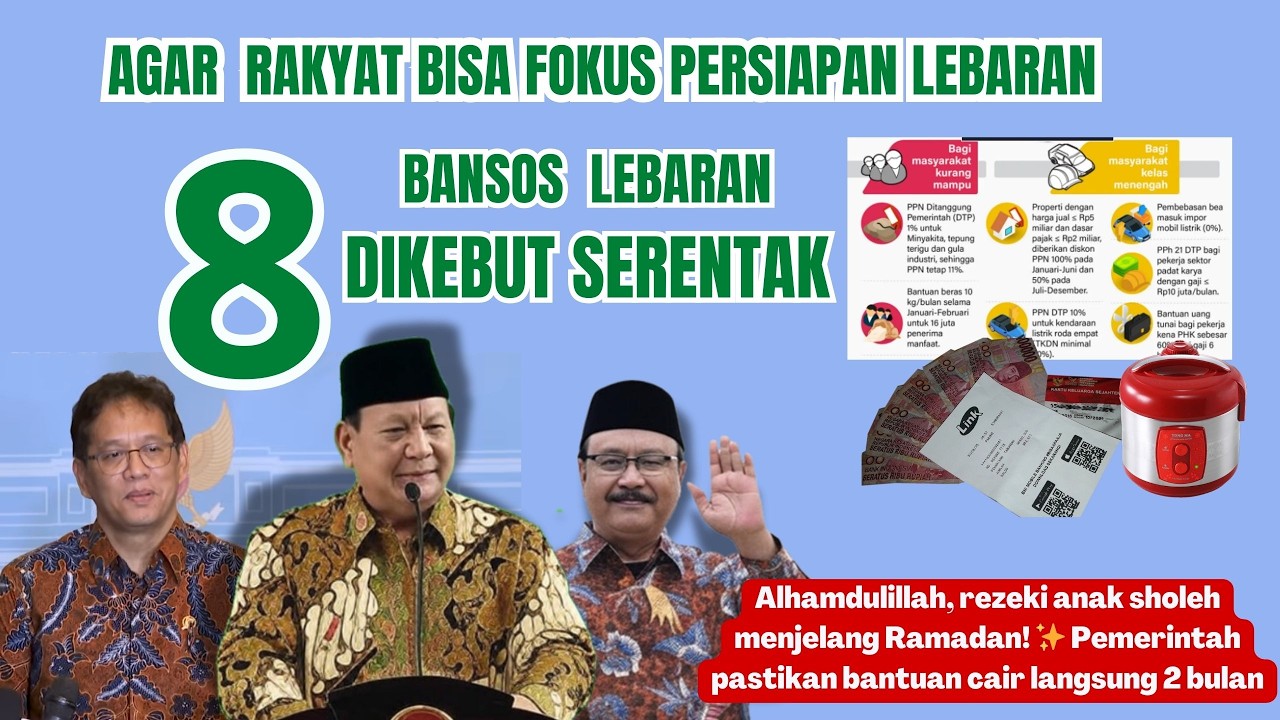 8 BANSOS CAIR BULAN RAMADHAN HINGGA LEBARAN IDUL FITRI 2026