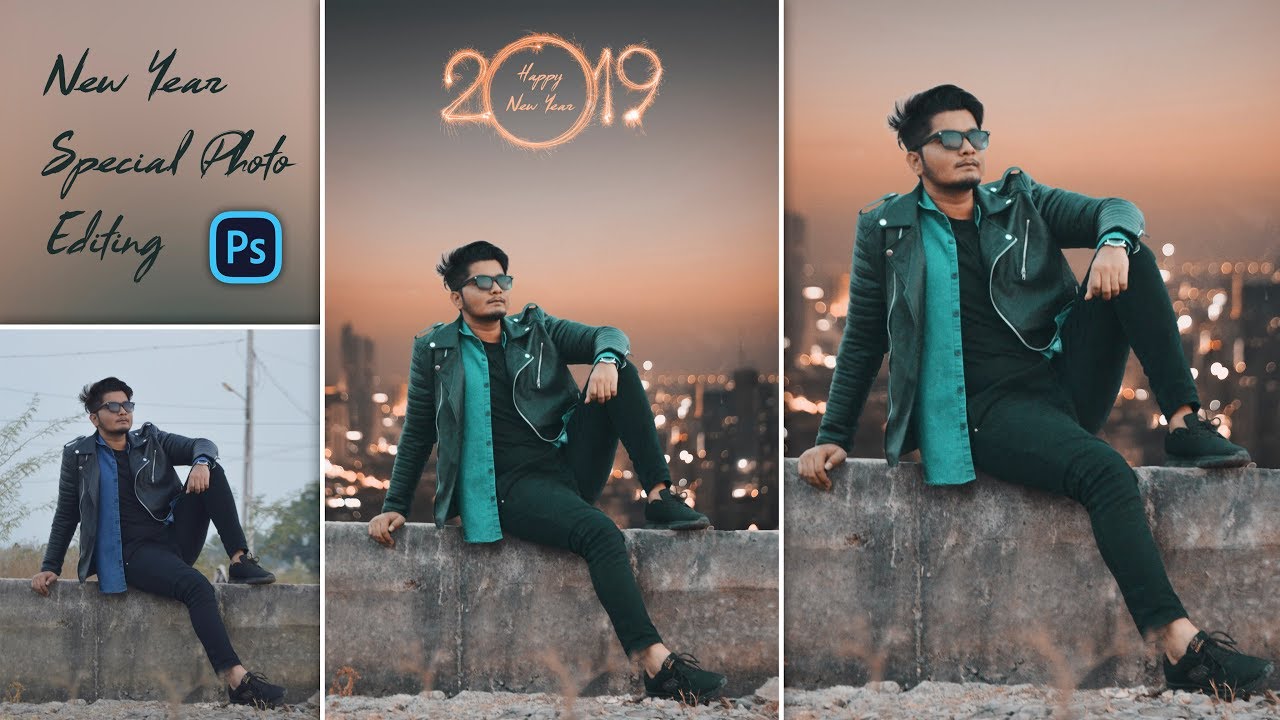 Realistic New Year 2019 Photo Editing in Photoshop cc | New Year Special Photo Manipulation