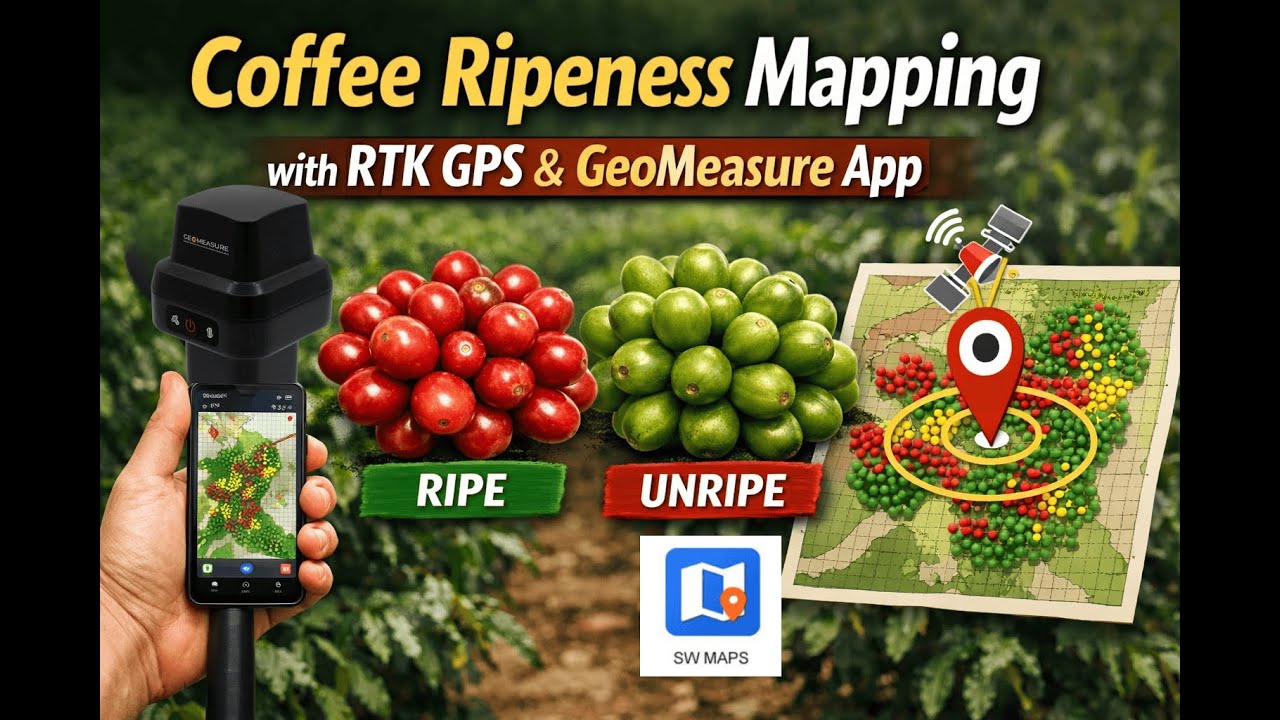 Coffee Ripeness Mapping with the GEO-MEASURE device and SW Maps