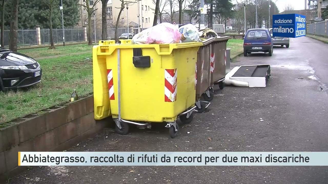 Abbiategrasso: raccolta rifiuti da record per due  maxi discariche