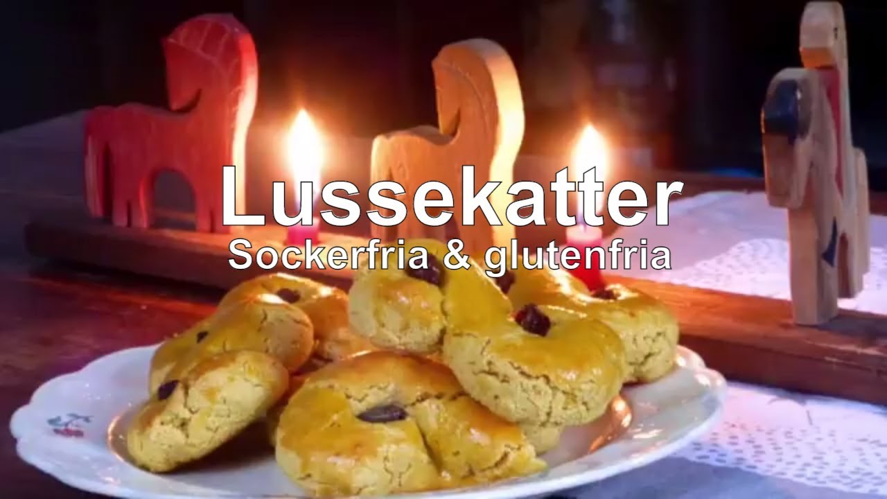 Glutenfria & sockerfria lussekatter