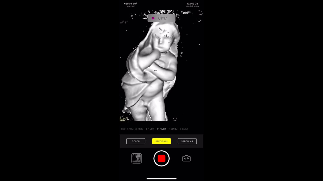 Heges — proof of full-body scan ability
