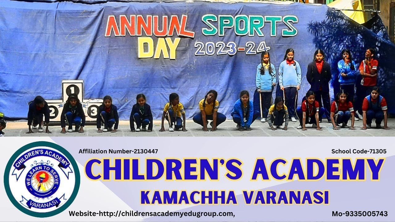 Annual Sports day 2024 I Children's Academy Kamachha Varanasi