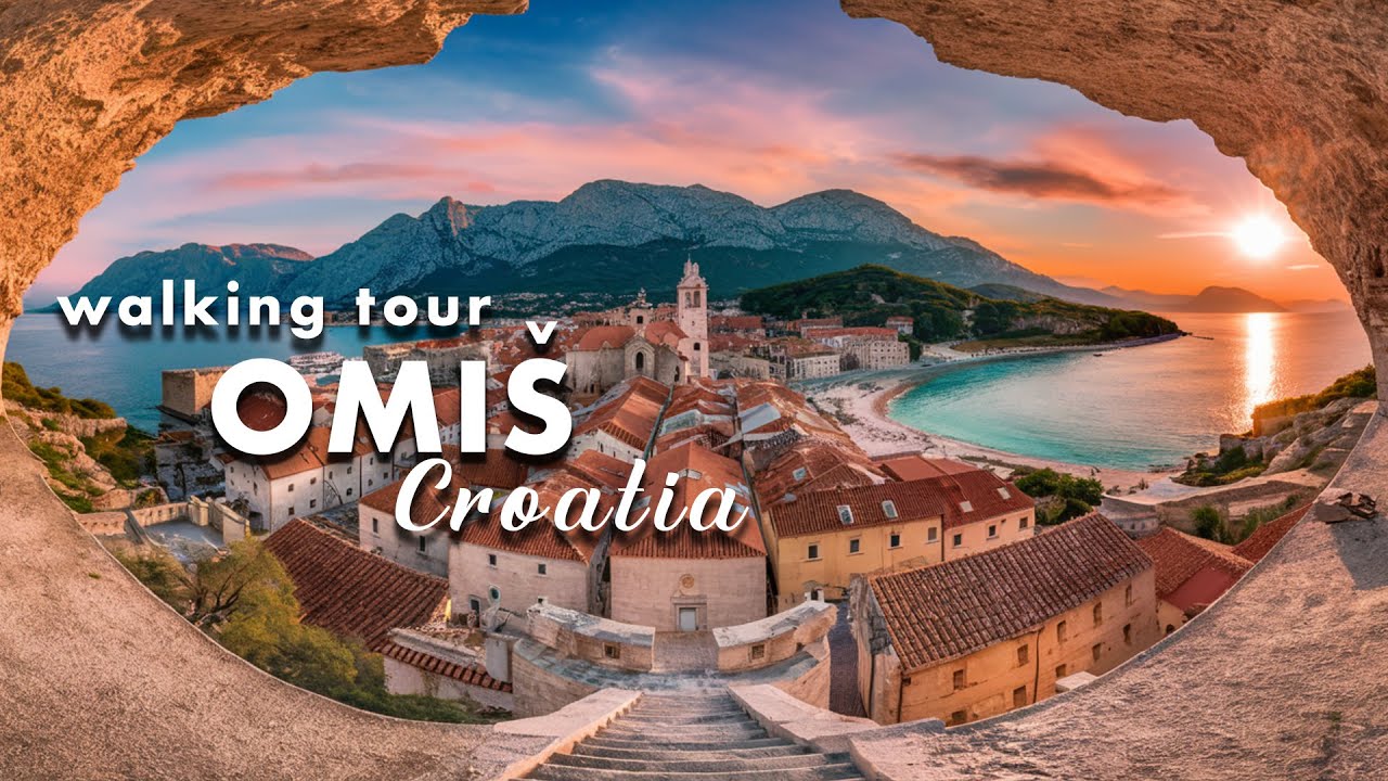 OMIS 🇭🇷 CROATIA 🇭🇷WALKING TOUR 4K
