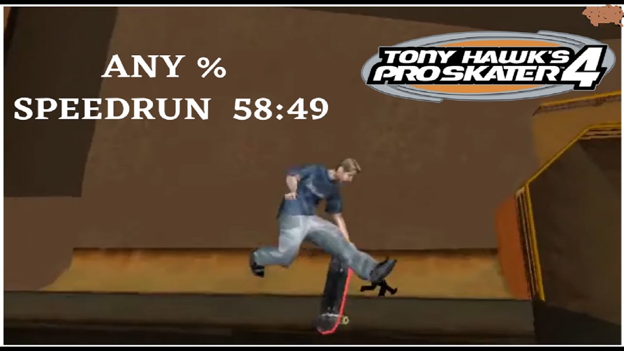 Tony Hawk's Pro Skater 4 (Playstation) - Any% Speedrun 58:49