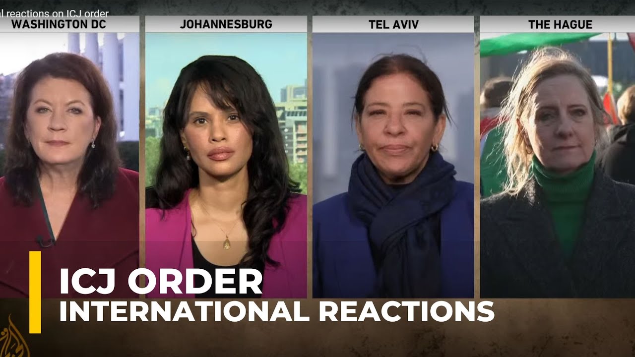 International reactions on ICJ order