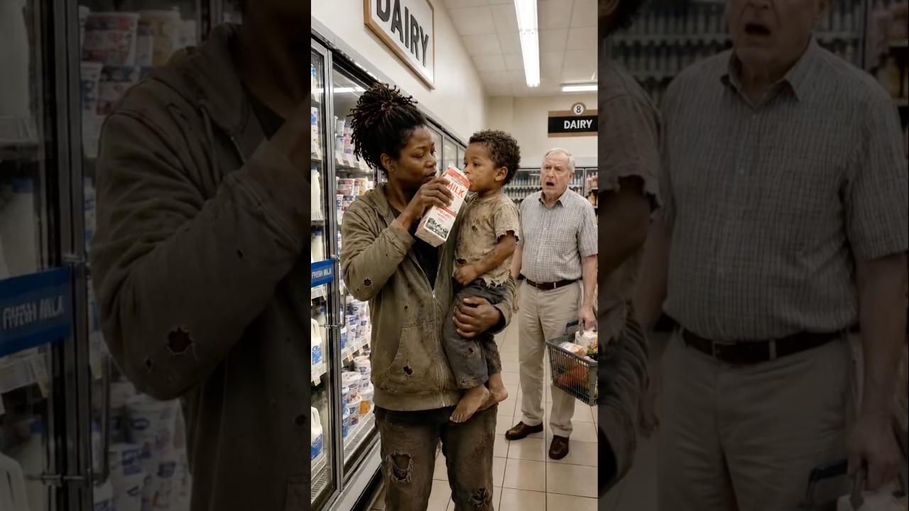 Security Guard Catches Mother Stealing Milk &ndash; What He Does Next Will Melt Your Heart!