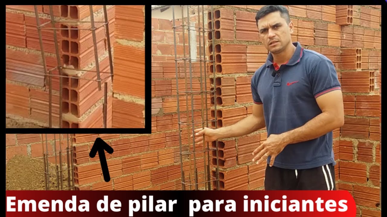 Emendando armadura de PILAR de maneira correta