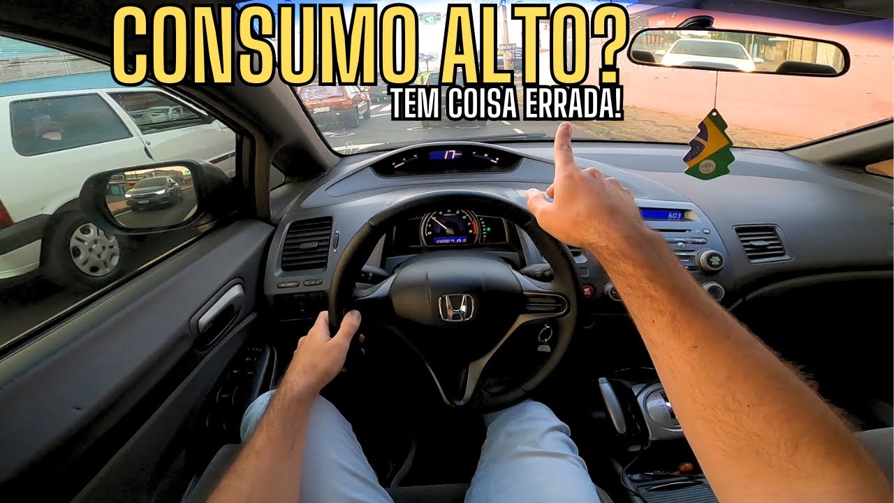 NEW CIVIC G8 com CONSUMO ALTO?