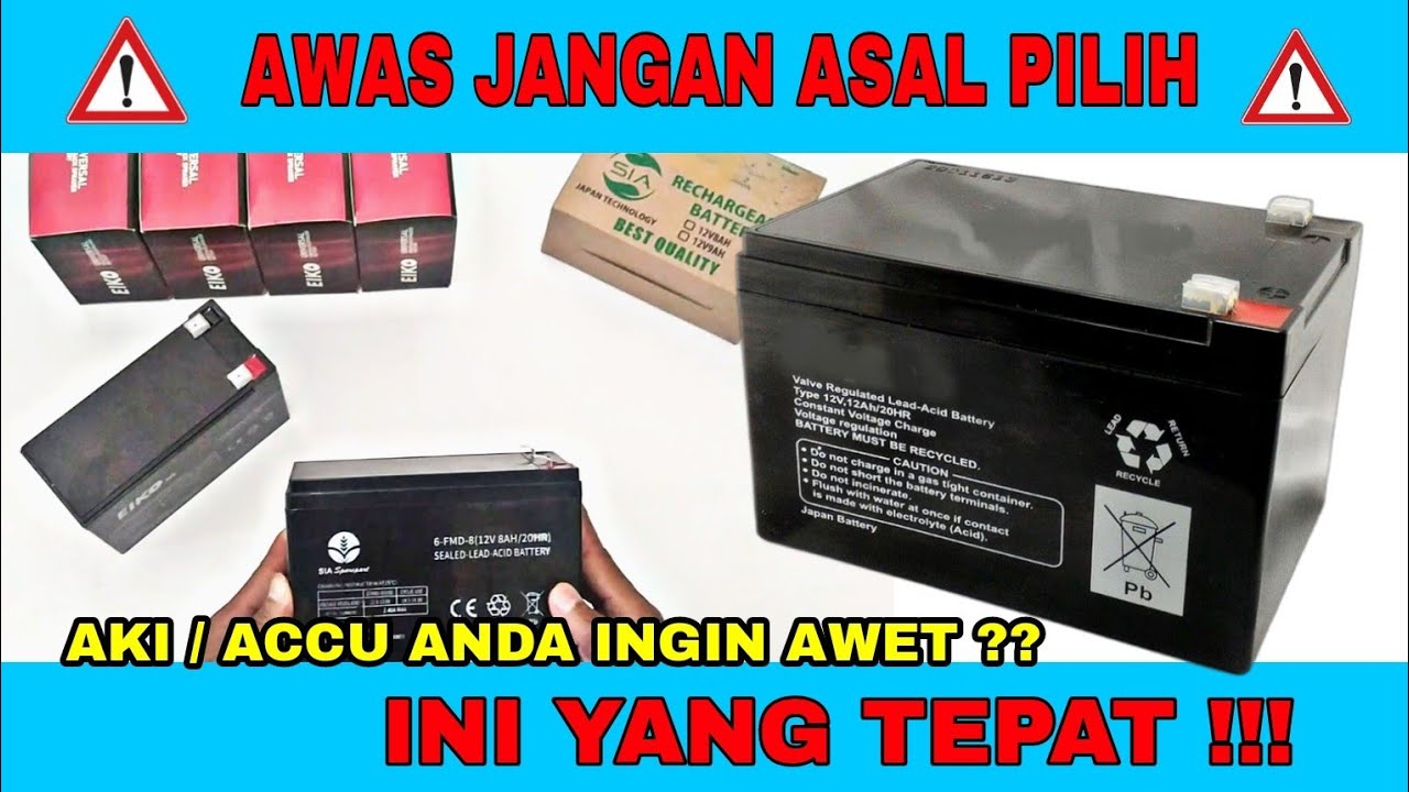 Tips Memilih Aki Tangki Sprayer yang Baik dan Tepat