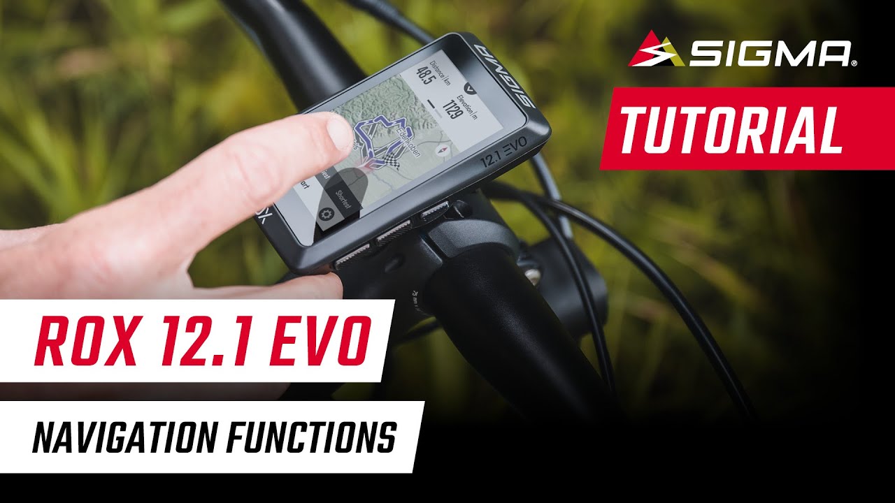 EN | ROX 12.1 EVO | Navigation functions | SIGMA SPORT