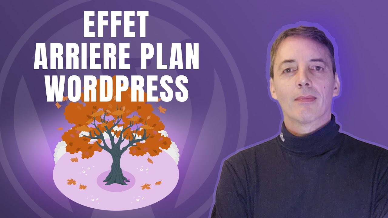 Effet d'arrière plan animé Worpdress
