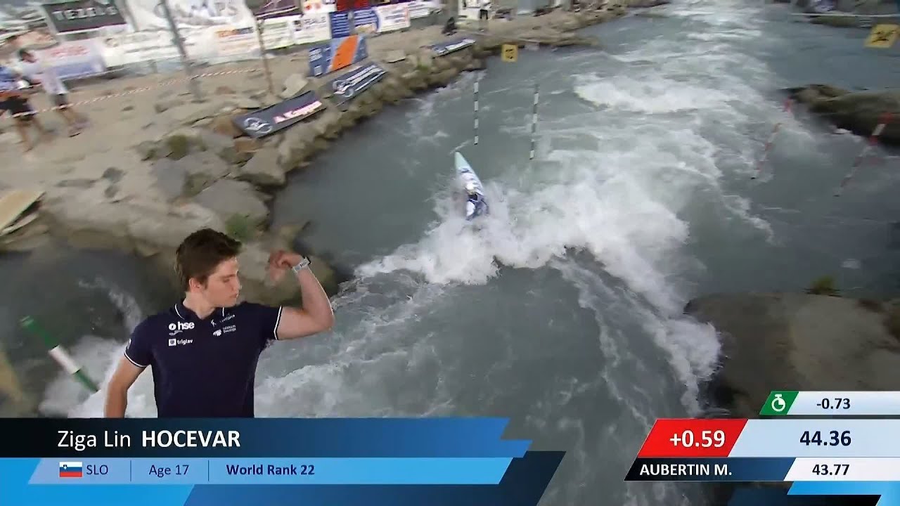 Ziga Lin Hocevar / Kayak Semi-Final / 2024 ICF Canoe Slalom World Cup Ivrea Italy