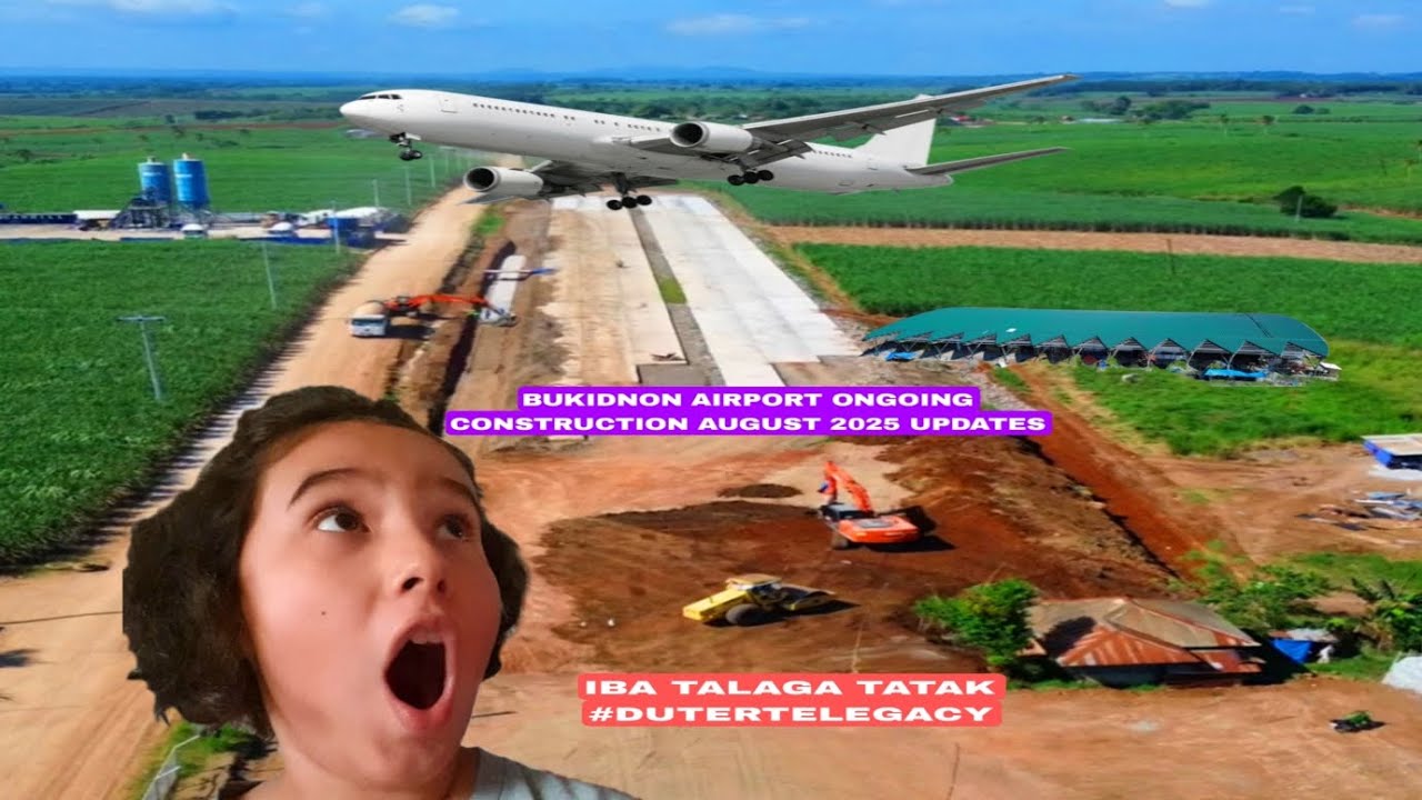Bukidnon Airport Updates In Don Carlos Bukidnon Drone Video, August 2025