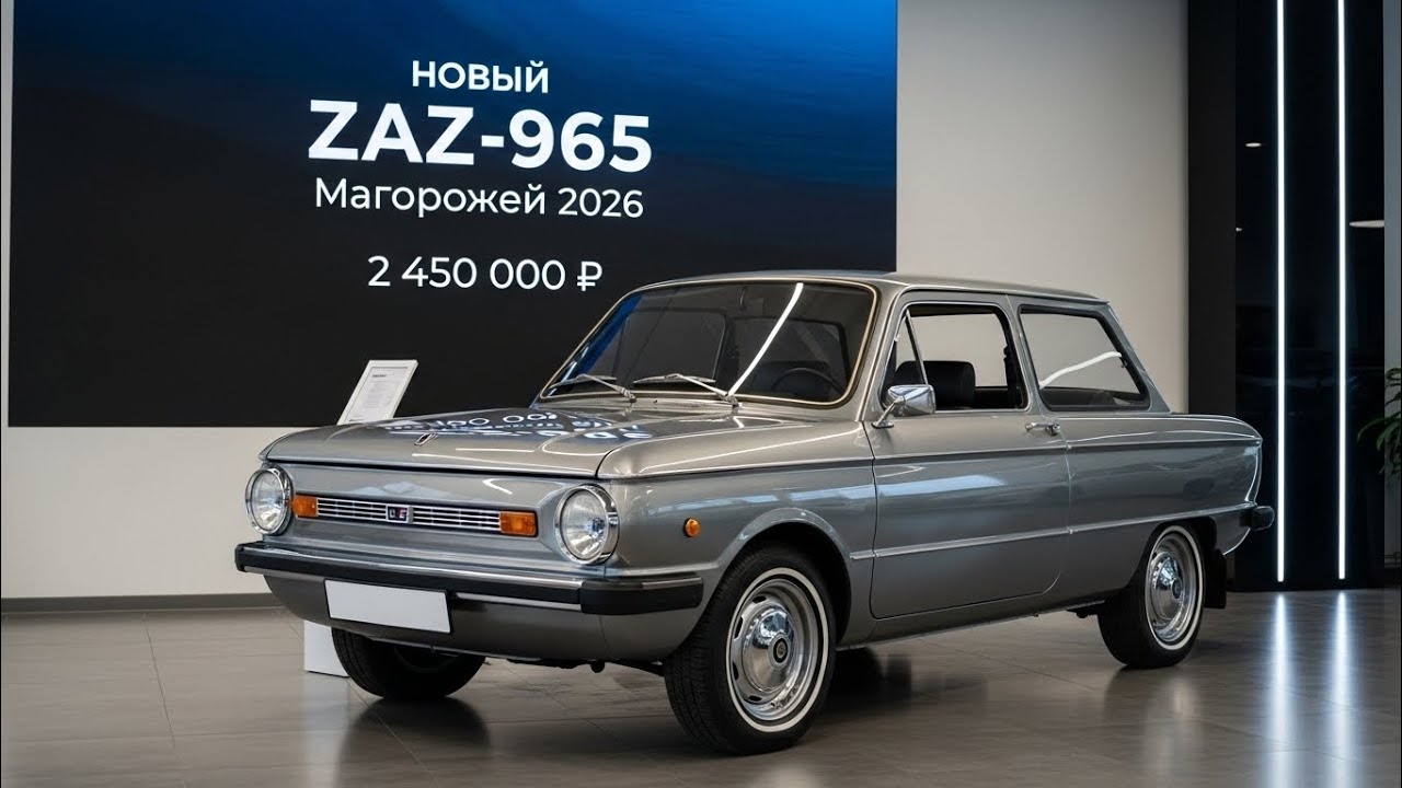 Новый Запорожец 2026 шокировал всех! ZAZ-965 вернулся и его не узнать