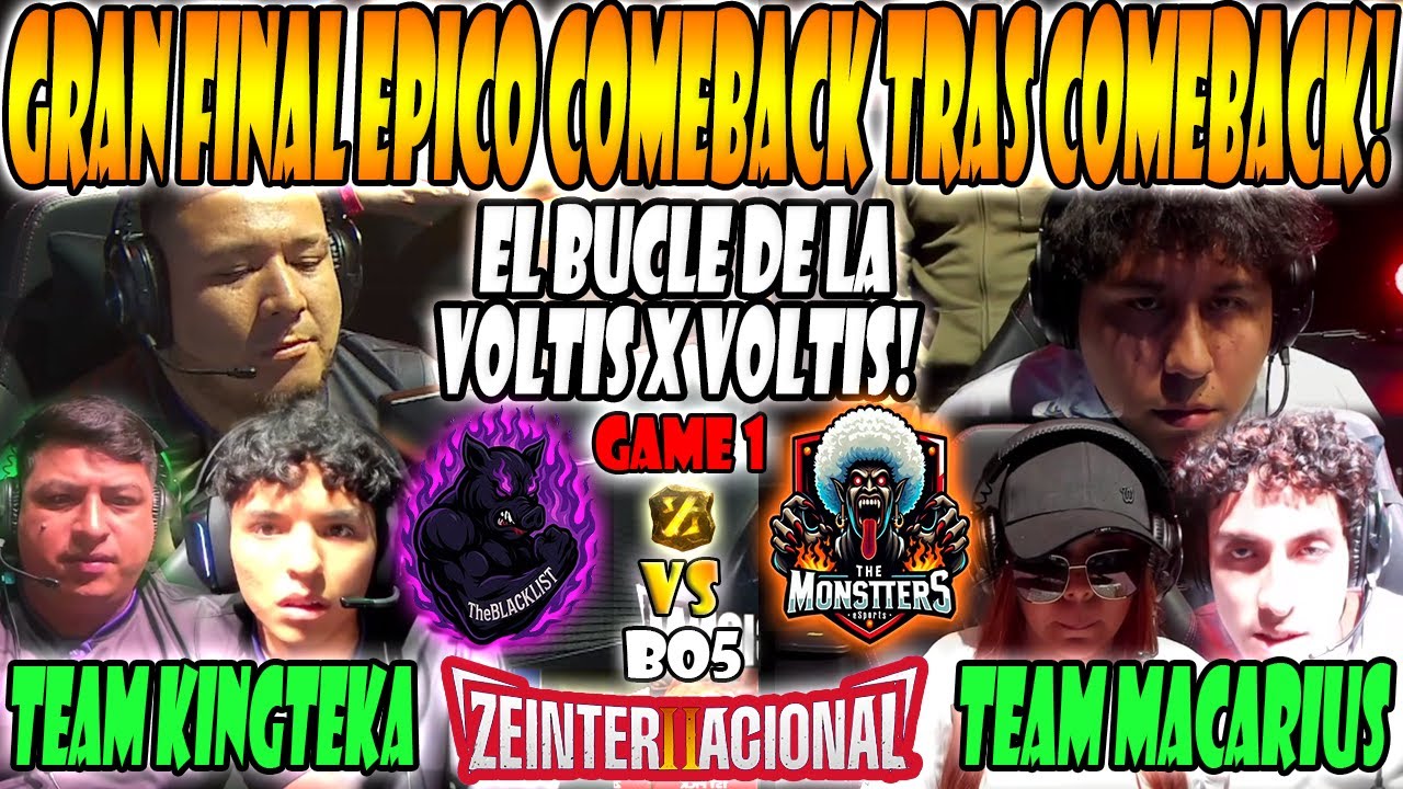 😮 KINGTEKA vs MACARIUS JUEGAN SU FINAL MUNDIAL-BO5[GAME 1]T.KINGTEKA vs T.MACARIUS ZEINTERNACIONAL 2