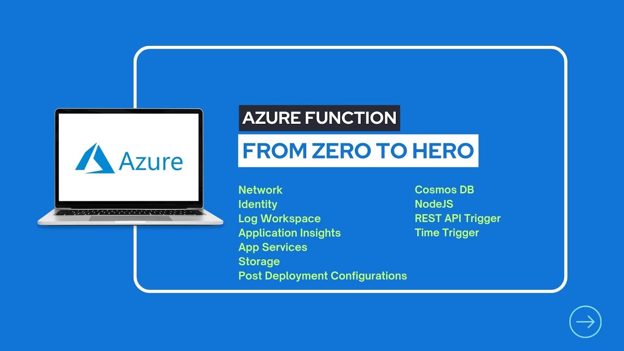 00. Azure Function - From Zero To Hero - Introduction