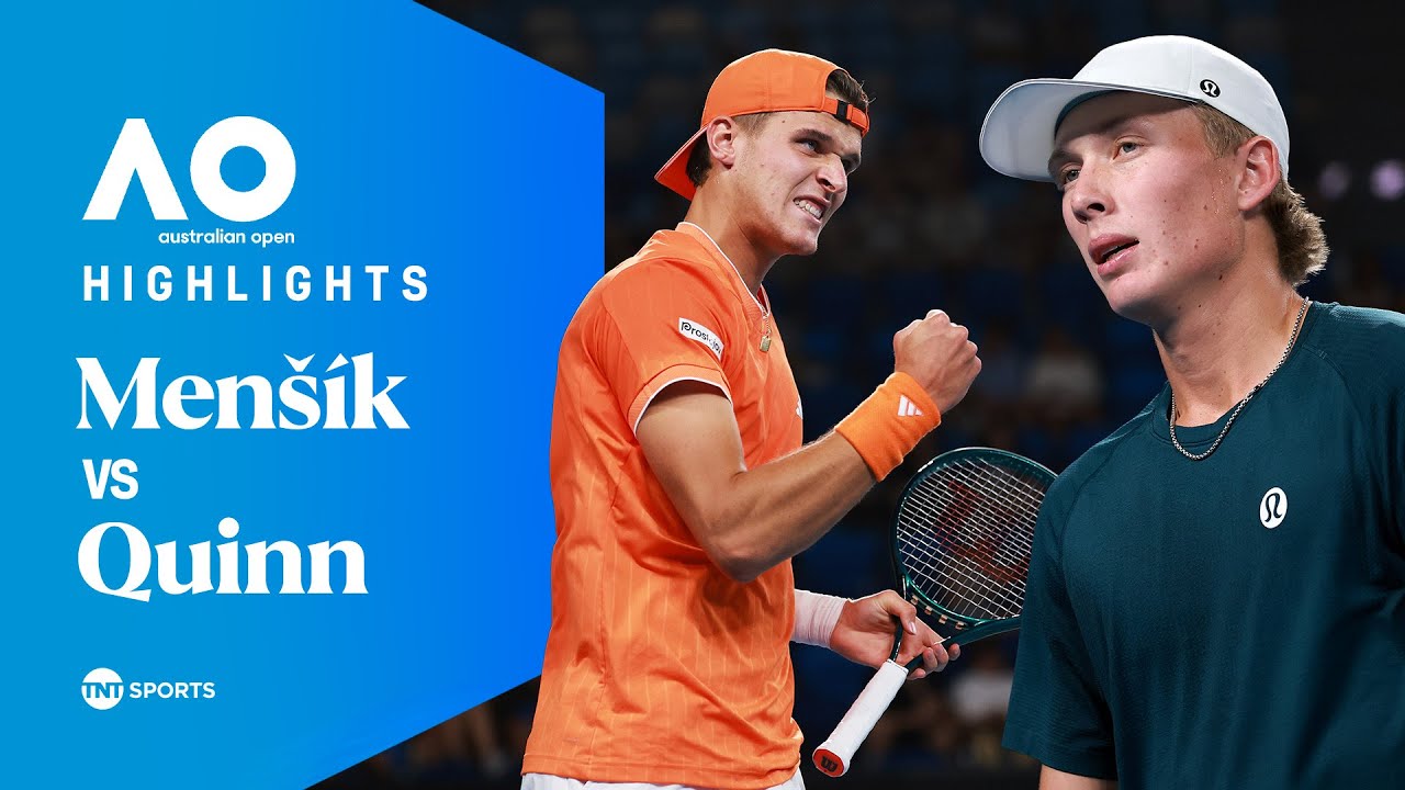 Jakub Menšík vs Ethan Quinn | Round Three | Australian Open 2026 Highlights 🇦🇺