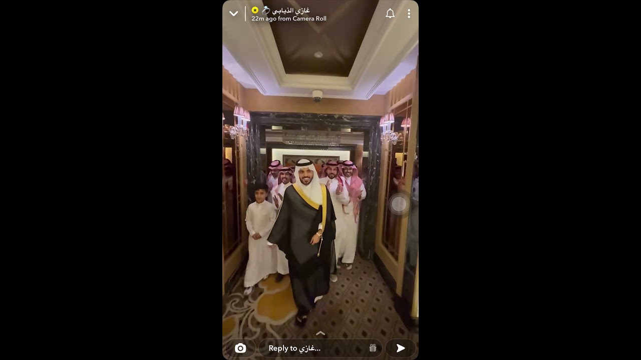 ليله زواج غازي الذيابي و خروجه من الفندق الى قصر الفرح و ترحيب ابو حشر و مخلد سهل و الشباب له 😍😅