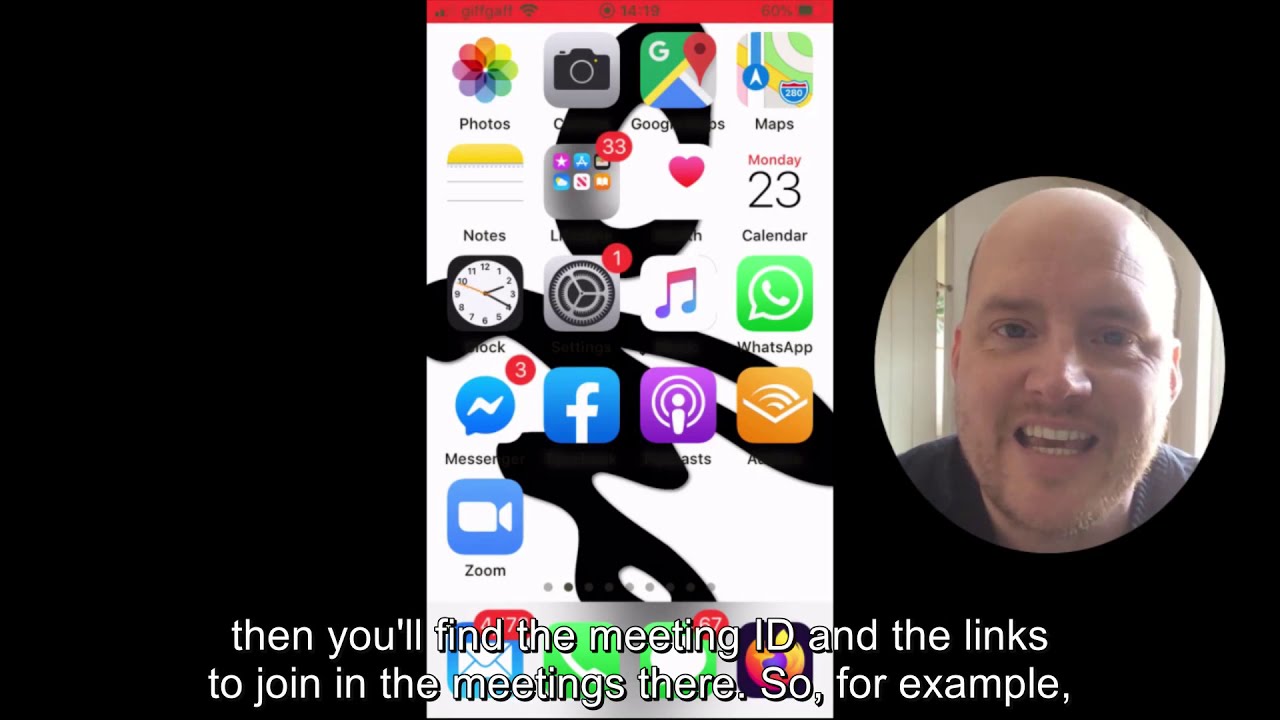Installing and using Zoom on a phone or tablet