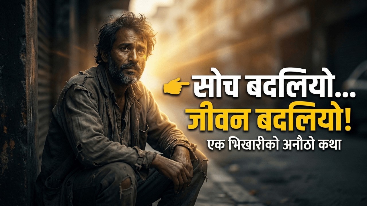 सोच बदलियो भने जीवन आफैँ बदलिन्छ | एक भिखारीको अनौठो कथा