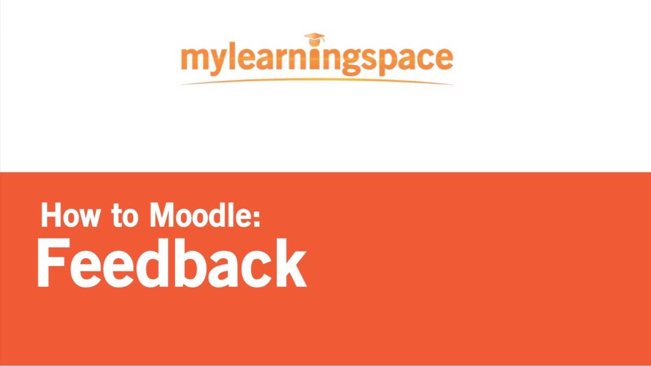 Moodle - Feedback