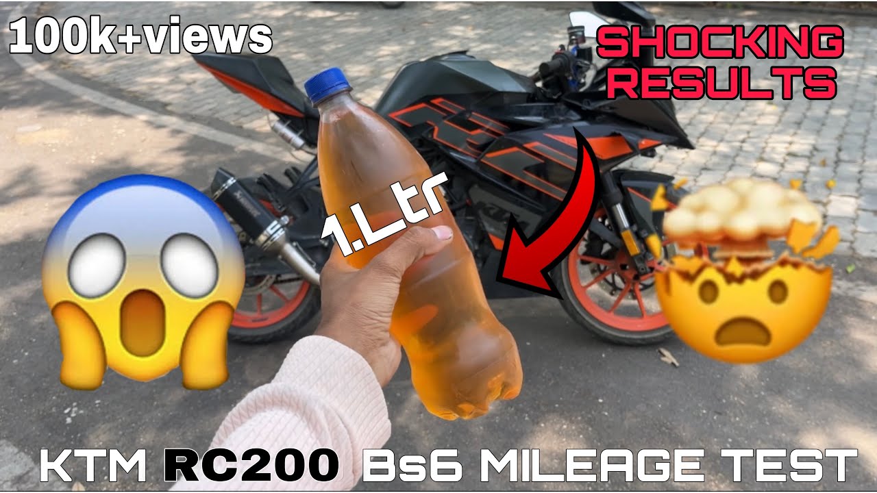 Mileage test of KTM RC 200 || Indian oil petrol || Shocking Result
