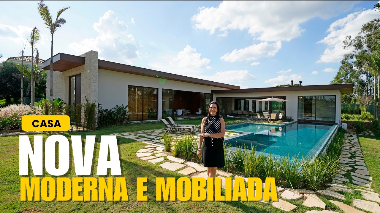 IMAGINE MORAR AQUI! CASA TÉRREA, MODERNA E TOTALMENTE MOBILIADA
