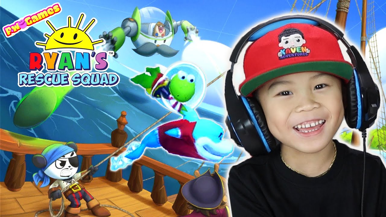 Ryan's Rescue Squad! *NEW* Kids Gaming with Ryan's World Part 2