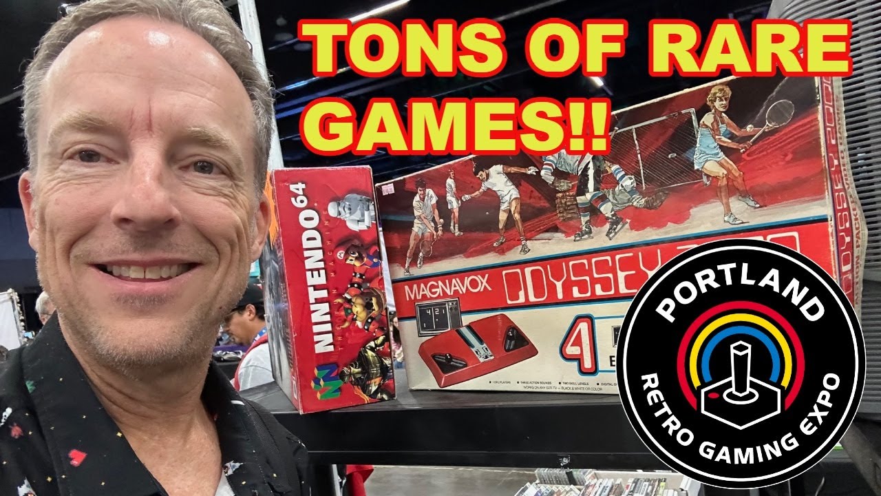 Tons of Rare Games at Portland Retro Gaming Expo 2024! - Walkthrough Tour