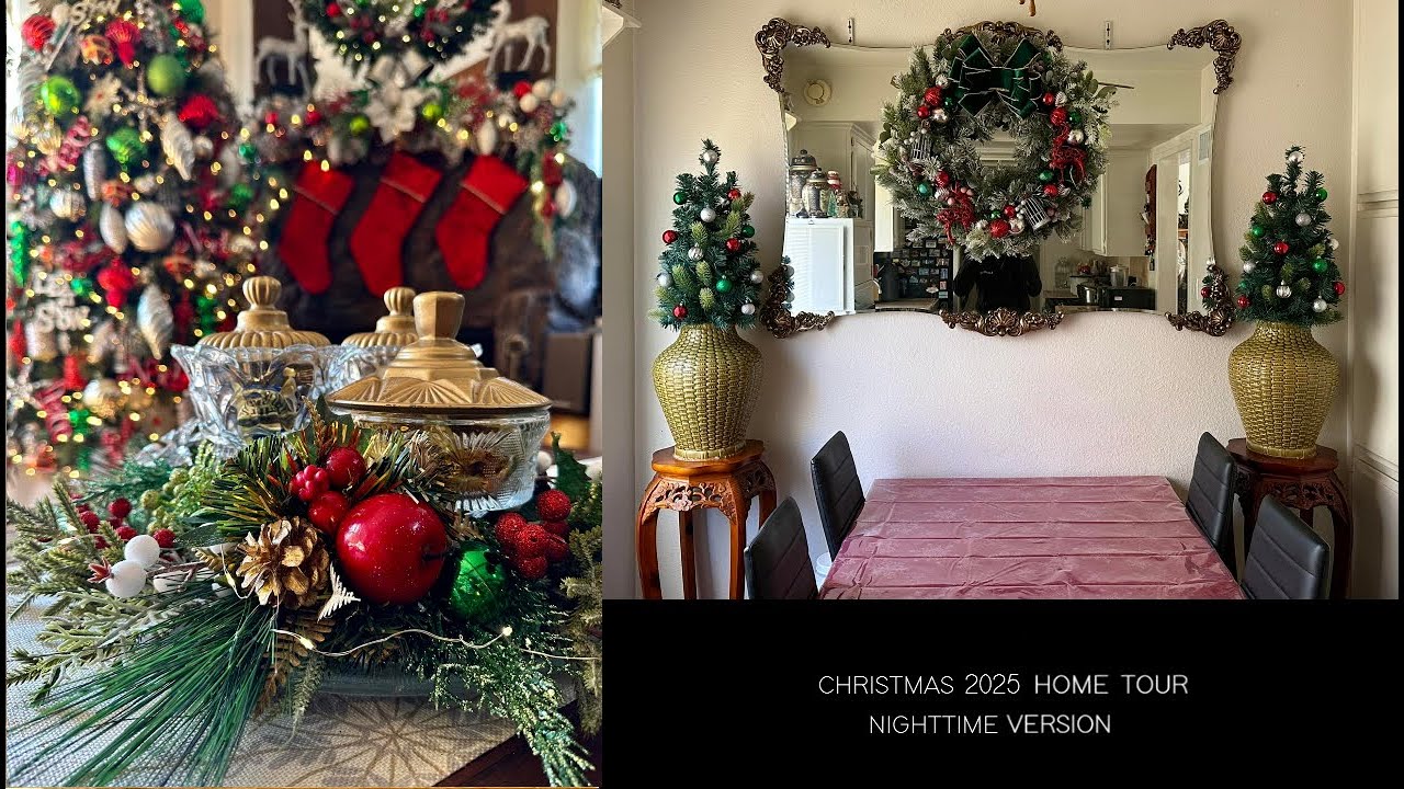 Christmas House Tour 2025 (Night Version)