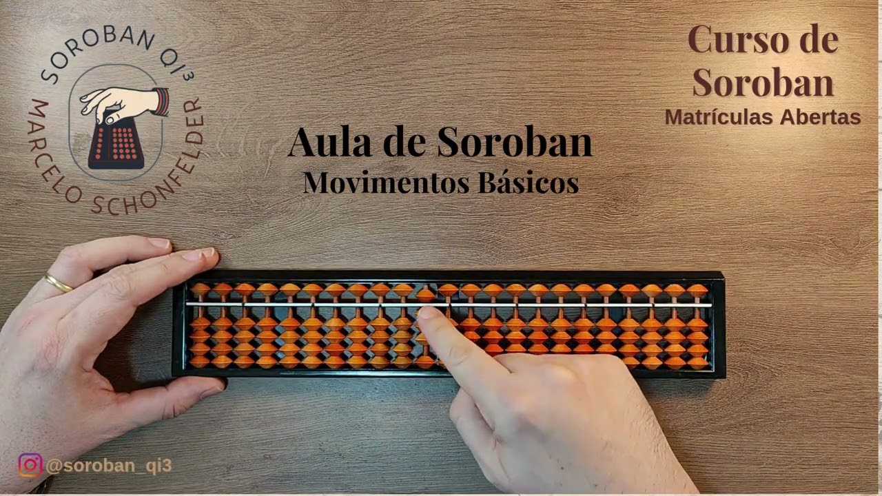 Aula de Soroban - Movimentos Básicos