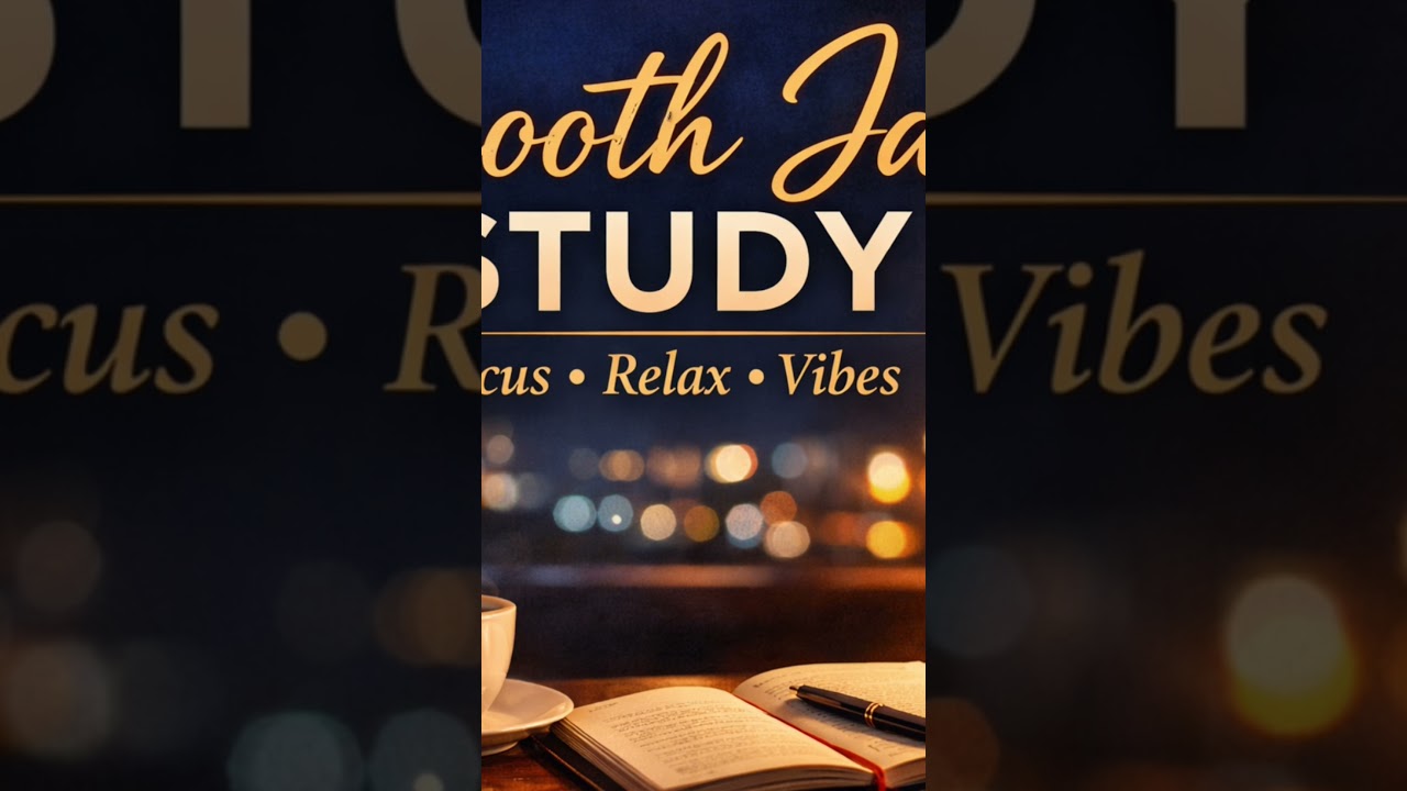 Smooth Jazz Study ☕🎷 | Relaxing Jazz for Focus, Work & Late Night Vibes