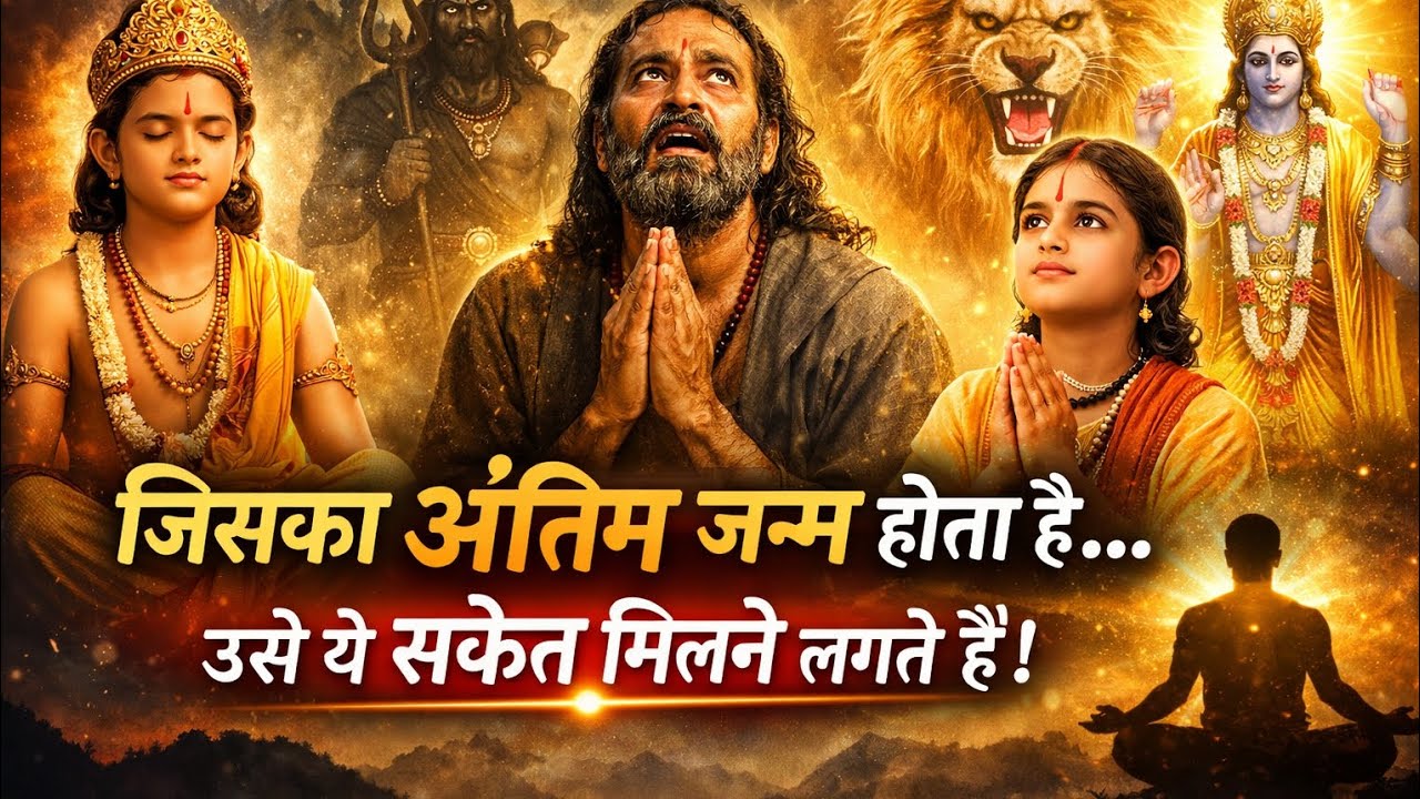 जिसका अंतिम जन्म होता है उसे ये अनुभव होने लगते  हैं ।बहुत ही रहस्यमयी भक्ति कथा।#bhaktikatha