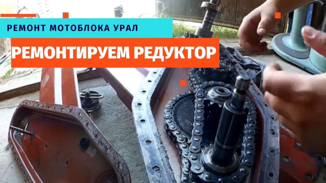 Ремонт редуктора мотоблока 
