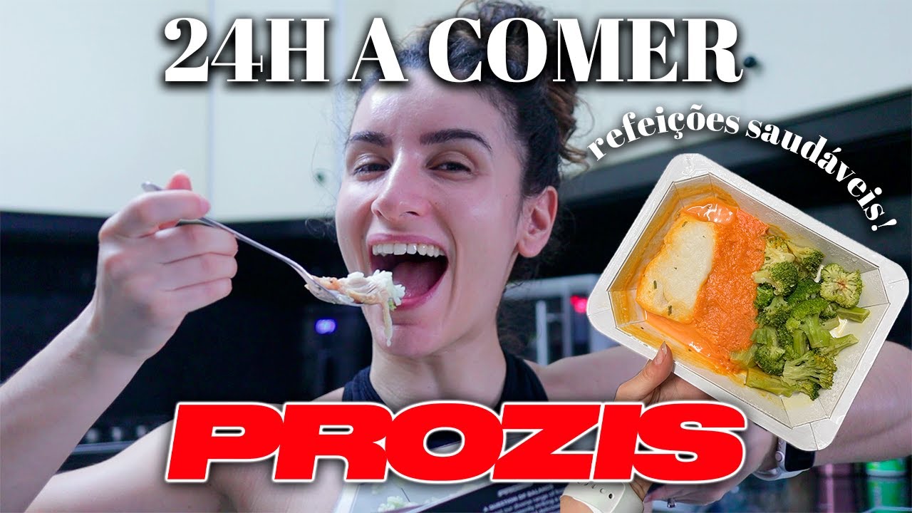24H A COMER APENAS COMIDA DA PROZIS - Refeições saudáveis congeladas, snacks proteicos e novidades!
