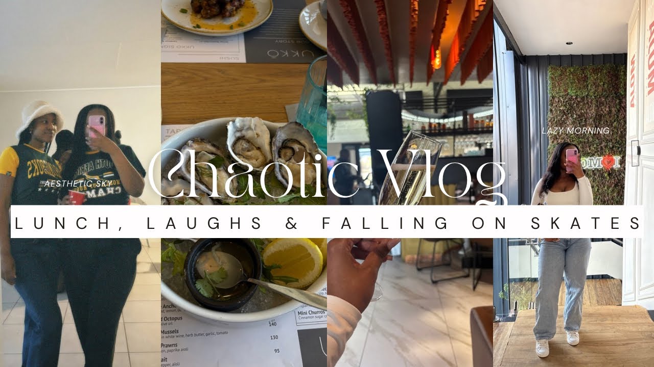 Lunch, Laughs & Falling on Skates | A Chaotic Vlog
