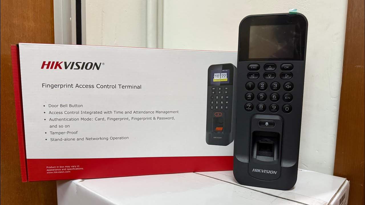 Fingerprint Access Control Terminal DS-K1T804AEF ( How To Set Attendance By Standalone ) 