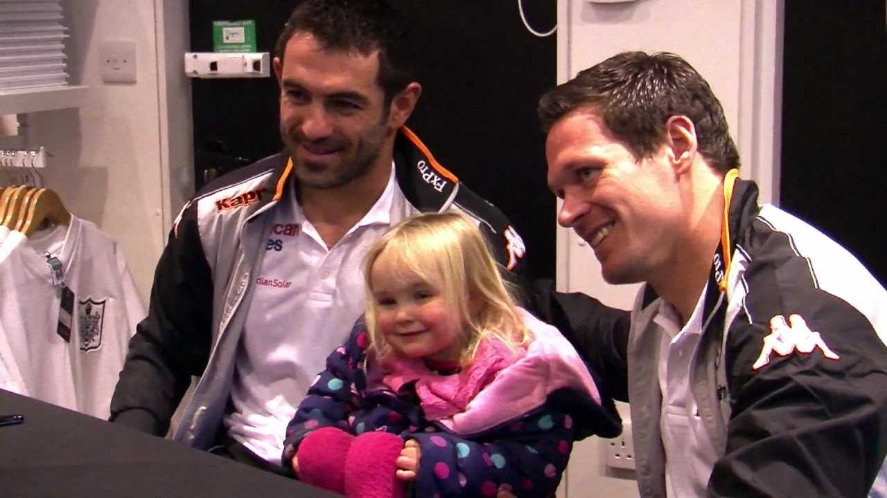 Karagounis and Riether's Shop Signing