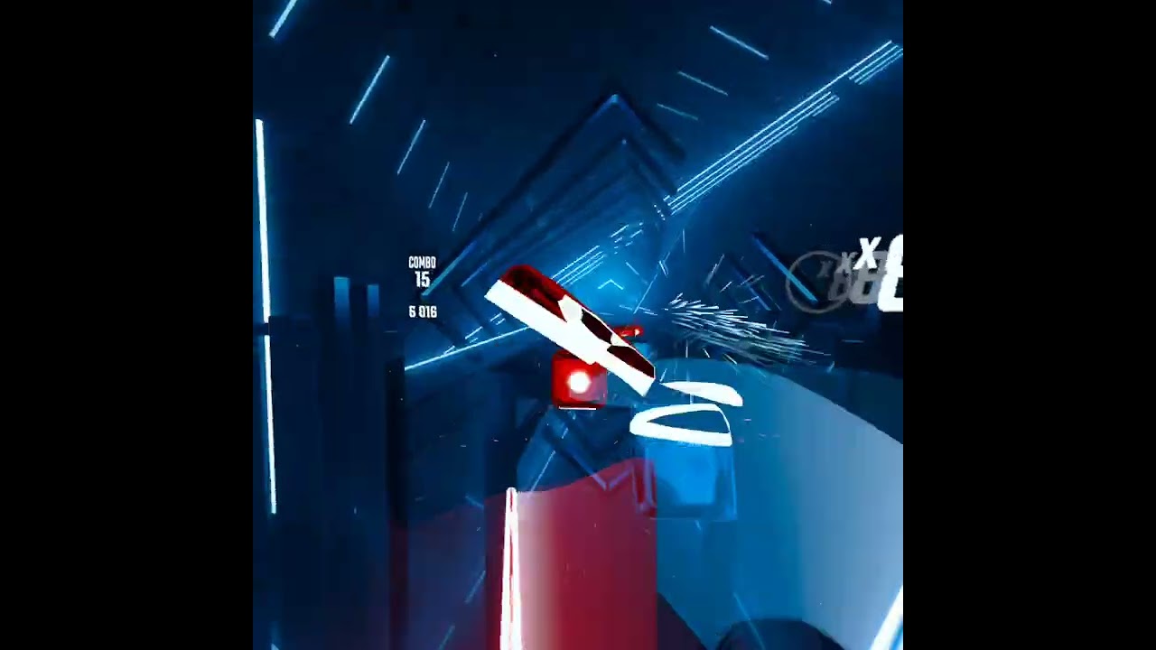 playing beat saber