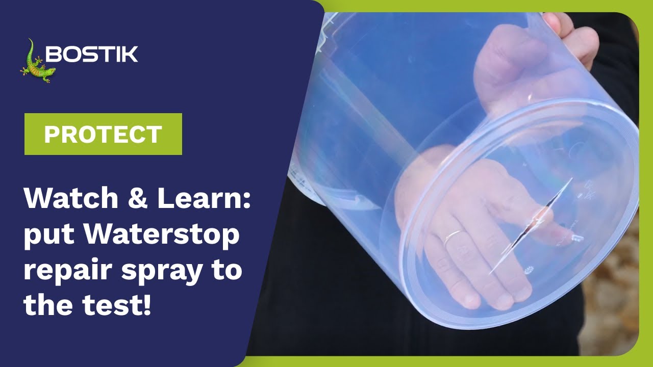 Testing Waterstop Repair All Spray | Tutorial | Bostik DIY