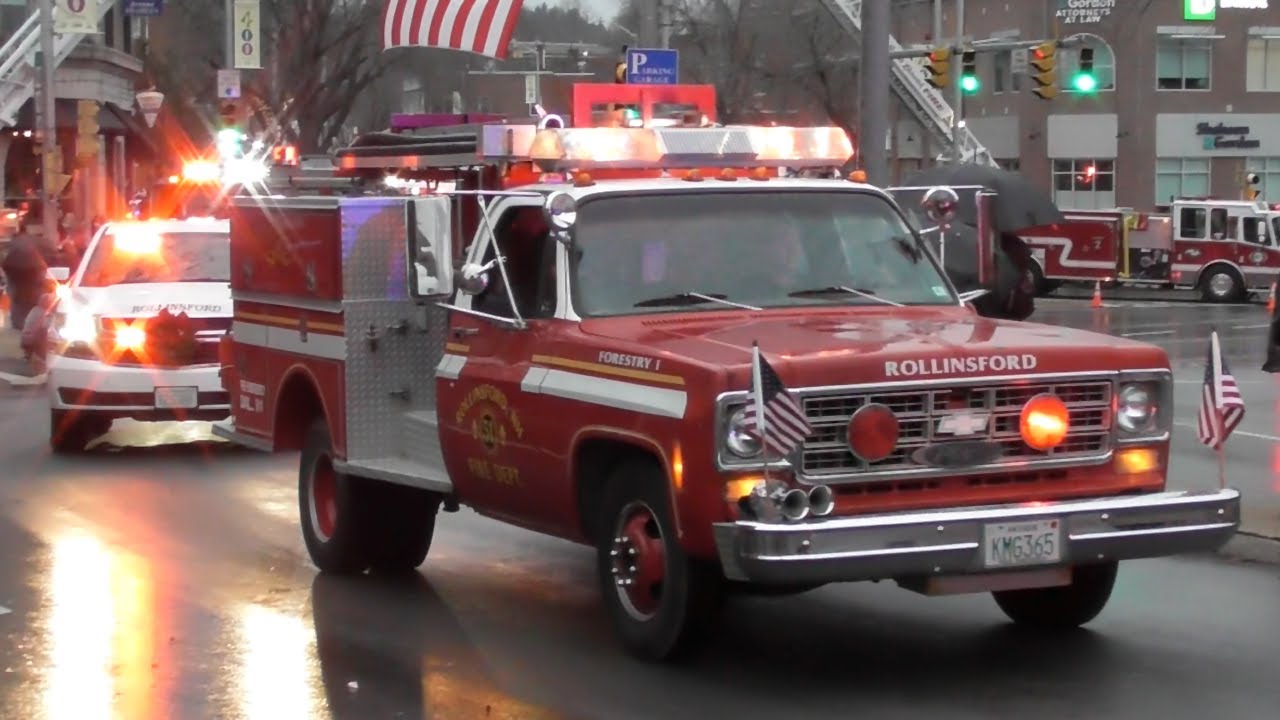 Dover, NH Annual Christmas Parade Fire Trucks - 11/27/2022