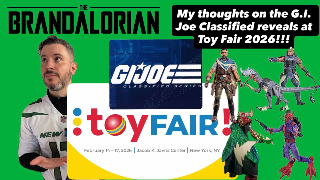 My THOUGHTS on all of the G.I. Joe Classified Series madness from the NY Toy Fair!!! 🐍🤠🦖