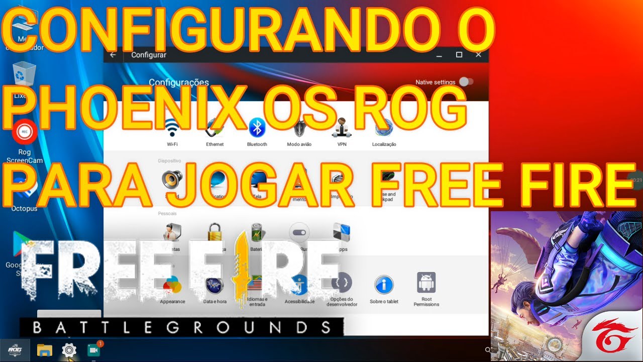configurando o phoenix os rog!!!