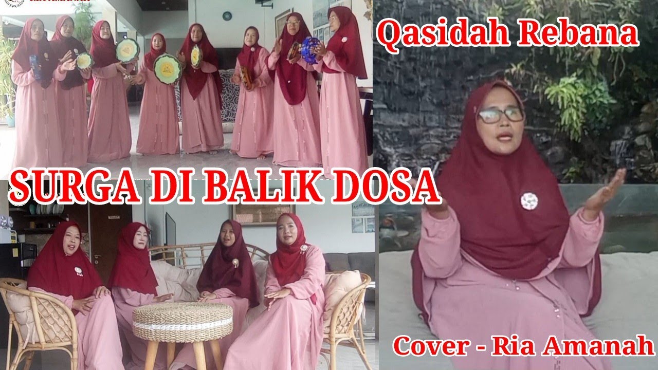 QASIDAH REBANA SURGA DI BALIK DOSA COVER RIA AMANAH