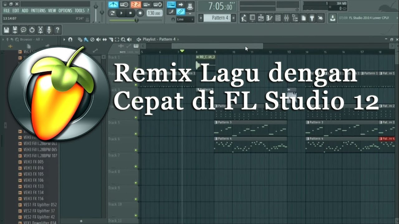 Tutorial Remix lagu dengan cepat di fl studio 12