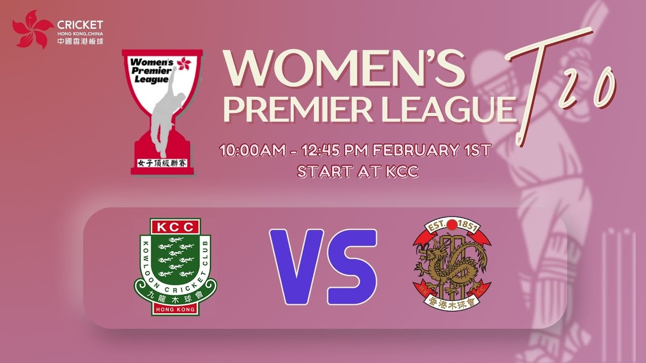 Women's Premier League 2026 KCC Women's Premier vs HKCC Women's Premier Match 2