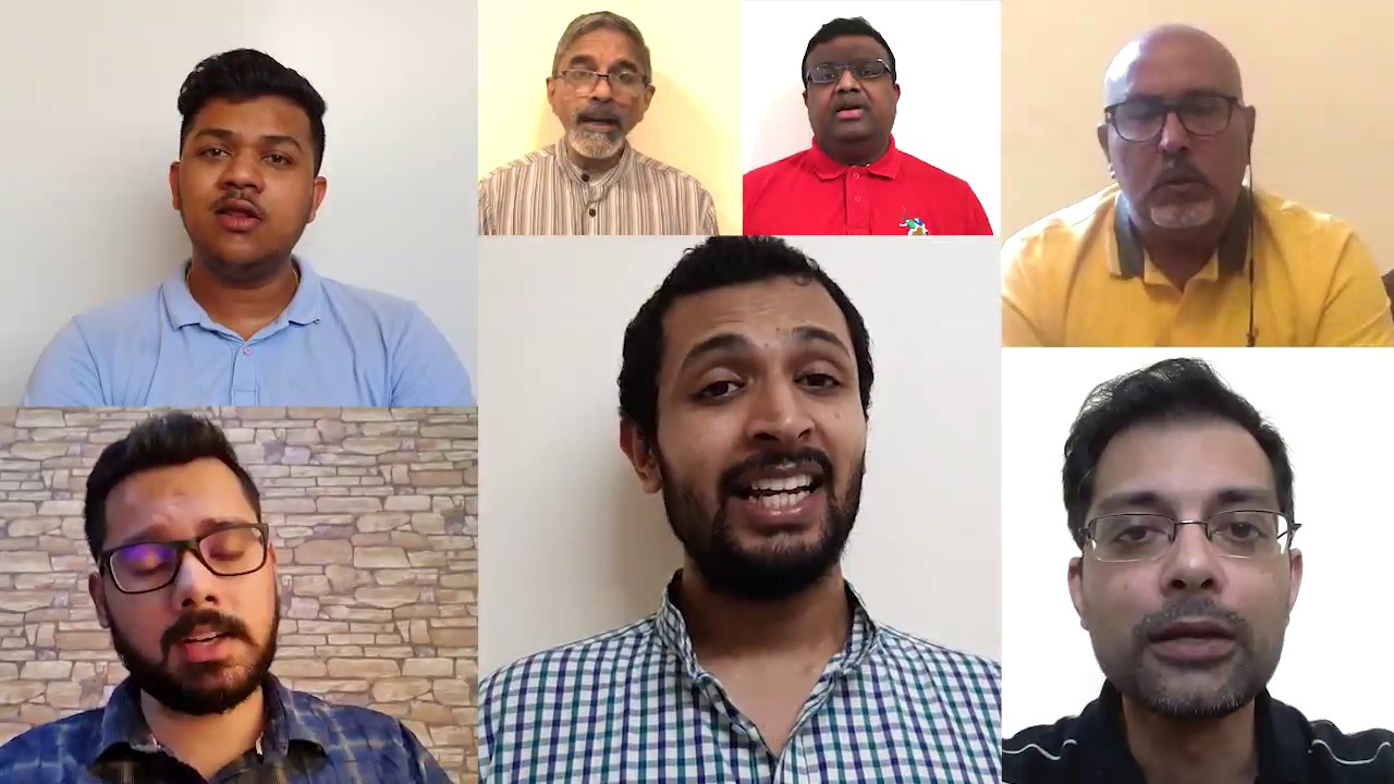 Yeshuve Nin Paadam - Male Virtual Choir - Jebel Ali, Al-Ain, Singapore and Brisbane CSI Choristers