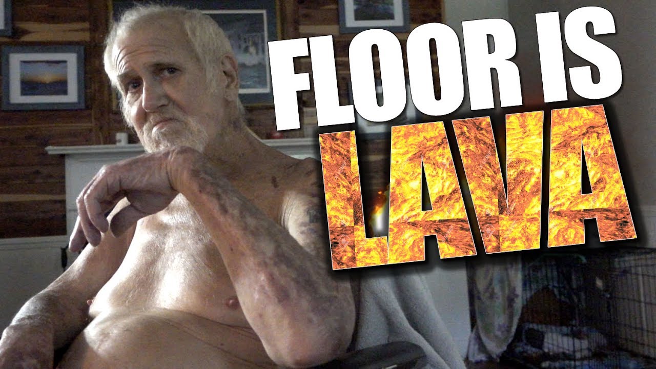THE FLOOR IS LAVA CHALLENGE!!